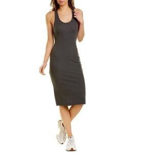 Commando Luxury Rib‎ Tank Racerbck Dress Small NWT Women's Shape Wear Charcoal